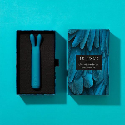Вібратор з вушками Je Joue - Rabbit Bullet Vibrator Teal, глибока вібрація Вібратор з вушками Je Joue - Rabbit Bullet Vibrator Teal, глибока вібрація