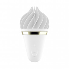Мороженка спиннатор Satisfyer Lay-On - Sweet Temptation White/Gold