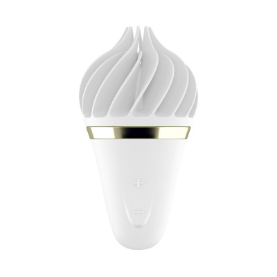 Мороженка спиннатор Satisfyer Lay-On - Sweet Temptation White/Gold