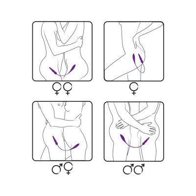 Вібратор двосторонній Adrien Lastic AD-2X з пультом LRS Вібратор двосторонній Adrien Lastic AD-2X з пультом LRS