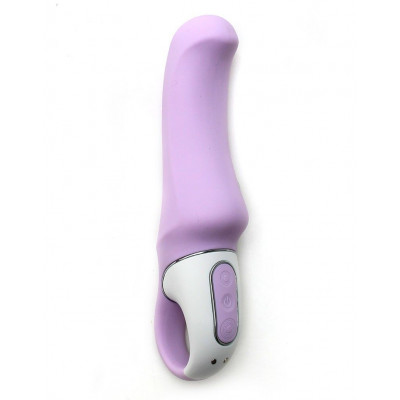 Мощный вибратор Satisfyer Vibes Charming Smile с гибким стволом, литой силикон Мощный вибратор Satisfyer Vibes Charming Smile с гибким стволом, литой силикон