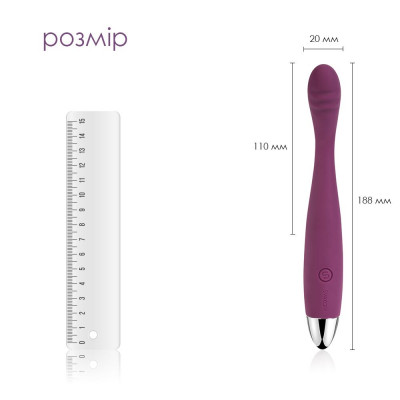 Тонкий вибратор точки G Svakom Cici Violet Тонкий вибратор точки G Svakom Cici Violet