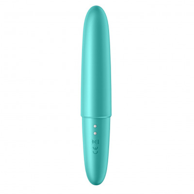 Мінівібратор Satisfyer Ultra Power Bullet 6 Turquoise Мінівібратор Satisfyer Ultra Power Bullet 6 Turquoise