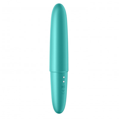 Мінівібратор Satisfyer Ultra Power Bullet 6 Turquoise Мінівібратор Satisfyer Ultra Power Bullet 6 Turquoise