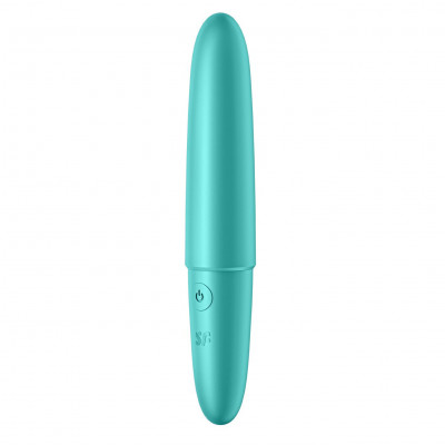 Мінівібратор Satisfyer Ultra Power Bullet 6 Turquoise Мінівібратор Satisfyer Ultra Power Bullet 6 Turquoise
