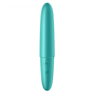 Мінівібратор Satisfyer Ultra Power Bullet 6 Turquoise Мінівібратор Satisfyer Ultra Power Bullet 6 Turquoise