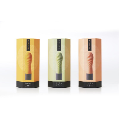 Вібратор IROHA ZEN Matcha з ніжною ребристою поверхнею Вібратор IROHA ZEN Matcha з ніжною ребристою поверхнею