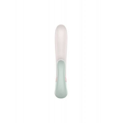Смарт вібратор кролик із підігрівом Satisfyer Heat Wave Mint