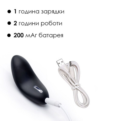 Клиторальный вибратор Svakom Echo Black Клиторальный вибратор Svakom Echo Black