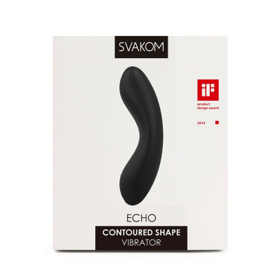 Клиторальный вибратор Svakom Echo Black Клиторальный вибратор Svakom Echo Black