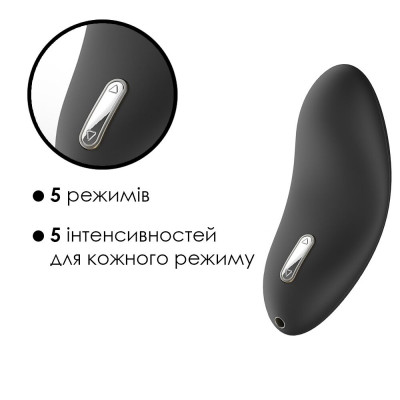 Клиторальный вибратор Svakom Echo Black Клиторальный вибратор Svakom Echo Black
