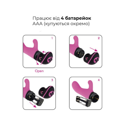 Вібратор Adrien Lastic Butch Cassidy зі змінними насадками для клітора Вібратор Adrien Lastic Butch Cassidy зі змінними насадками для клітора