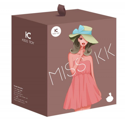 Вакуумный клиторальный стимулятор с вибрацией KisToy Miss KK Pink Вакуумный клиторальный стимулятор с вибрацией KisToy Miss KK Pink
