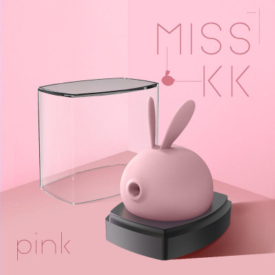 Вакуумный клиторальный стимулятор с вибрацией KisToy Miss KK Pink Вакуумный клиторальный стимулятор с вибрацией KisToy Miss KK Pink