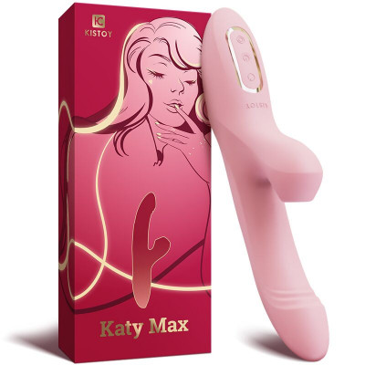 Вібратор-кролик з обертанням стовбура та вакуумною стимуляцією KisToy Katy Max Вібратор-кролик з обертанням стовбура та вакуумною стимуляцією KisToy Katy Max