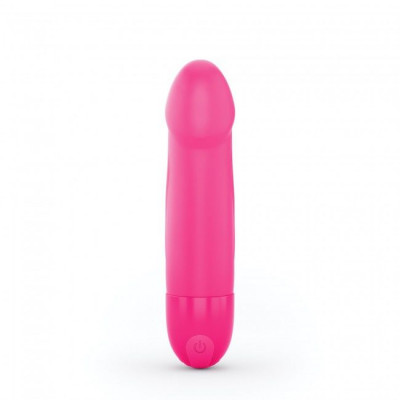 Вібратор Dorcel Real Vibration S Magenta 2.0, діаметр 3,7см, перезаряджається, для точки G, водостій Вібратор Dorcel Real Vibration S Magenta 2.0, діаметр 3,7см, перезаряджається, для точки G, водостій