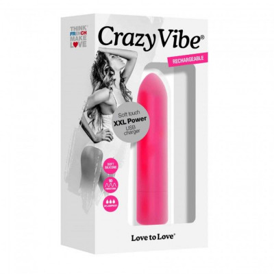 Вібропуля Love To Love Crazy Vibe перезаряджаєма Вібропуля Love To Love Crazy Vibe перезаряджаєма