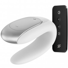 Смарт-вібратор для пар Satisfyer Double Fun (White) з пультом д/к
