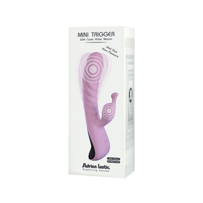 Вибратор Adrien Lastic Mini Trigger с массирующими движениями ствола Вибратор Adrien Lastic Mini Trigger с массирующими движениями ствола