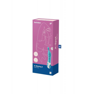 Вібратор для точки А Satisfyer A-Mazing 2 Turquoise Вібратор для точки А Satisfyer A-Mazing 2 Turquoise