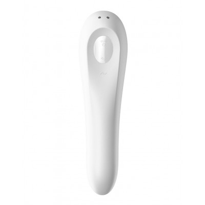 Смарт вибратор и вакуумный стимулятор 2-в-1 Satisfyer Dual Pleasure White Смарт вибратор и вакуумный стимулятор 2-в-1 Satisfyer Dual Pleasure White