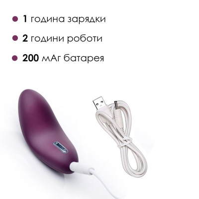 Клиторальный вибратор Svakom Echo Violet Клиторальный вибратор Svakom Echo Violet