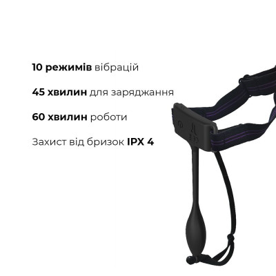 Вібратор-трусики Adrien Lastic Pan-T Vibe із пультом ДУ Вібратор-трусики Adrien Lastic Pan-T Vibe із пультом ДУ