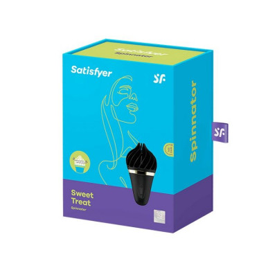 Мороженка спиннатор Satisfyer Lay-On - Sweet Treat Black/Gold Мороженка спиннатор Satisfyer Lay-On - Sweet Treat Black/Gold