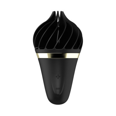 Мороженка спиннатор Satisfyer Lay-On - Sweet Treat Black/Gold