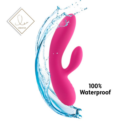 Гибкий вибратор кролик с двумя моторами FeelzToys Lea Rabbit Vibrator Rubine Red Гибкий вибратор кролик с двумя моторами FeelzToys Lea Rabbit Vibrator Rubine Red