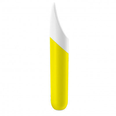 Мінівібратор з гнучким язичком Satisfyer Ultra Power Bullet 7 Yellow Мінівібратор з гнучким язичком Satisfyer Ultra Power Bullet 7 Yellow