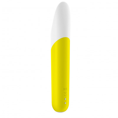 Мінівібратор з гнучким язичком Satisfyer Ultra Power Bullet 7 Yellow Мінівібратор з гнучким язичком Satisfyer Ultra Power Bullet 7 Yellow
