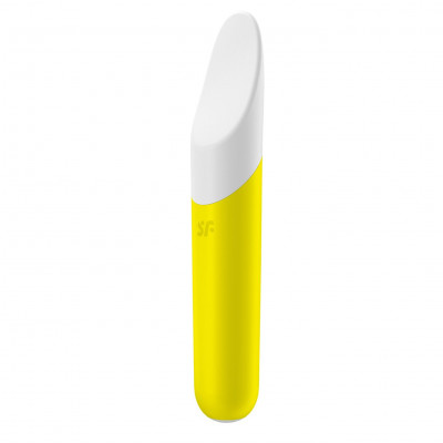 Мінівібратор з гнучким язичком Satisfyer Ultra Power Bullet 7 Yellow Мінівібратор з гнучким язичком Satisfyer Ultra Power Bullet 7 Yellow