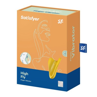Вибратор на палец Satisfyer High Fly Yellow Вибратор на палец Satisfyer High Fly Yellow