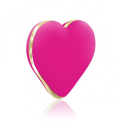 Вібратор-серце Rianne S: Heart Vibe Rose, 10 режимів роботи, медичний силікон, подарункова упаковка Вібратор-серце Rianne S: Heart Vibe Rose, 10 режимів роботи, медичний силікон, подарункова упаковка
