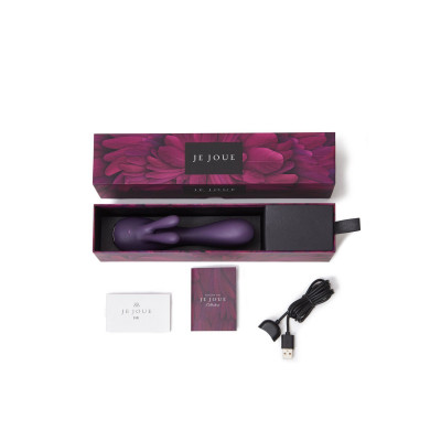 Вібратор-кролик Je Joue - Fifi Purple з трьома моторами, глибока вібрація Вібратор-кролик Je Joue - Fifi Purple з трьома моторами, глибока вібрація