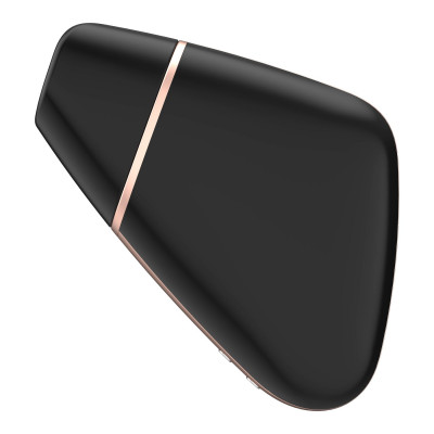 Вакуумный клиторальный стимулятор Satisfyer Love Triangle Black с управлением через интернет Вакуумный клиторальный стимулятор Satisfyer Love Triangle Black с управлением через интернет