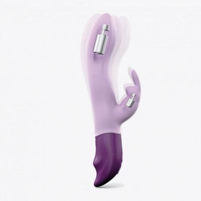 Вібратор-кролик Love To Love Hello Rabbit Violet з гнучким стовбуром і стимуляцією точки G, 2 мотори Вібратор-кролик Love To Love Hello Rabbit Violet з гнучким стовбуром і стимуляцією точки G, 2 мотори