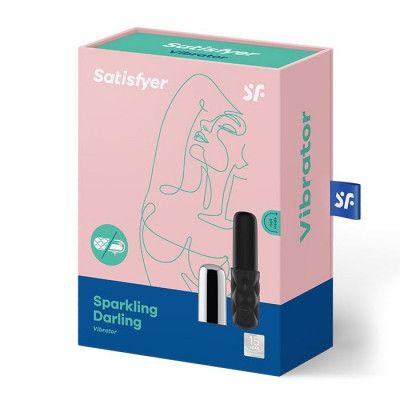 Мощный мини-вибратор Satisfyer Mini Sparkling Darling со съемным колпачком и мощной вибрацией Мощный мини-вибратор Satisfyer Mini Sparkling Darling со съемным колпачком и мощной вибрацией
