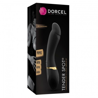Вібратор Dorcel Tender Spot з гнучким стовбуром і м'яким кінчиком, з турборежимом Вібратор Dorcel Tender Spot з гнучким стовбуром і м'яким кінчиком, з турборежимом