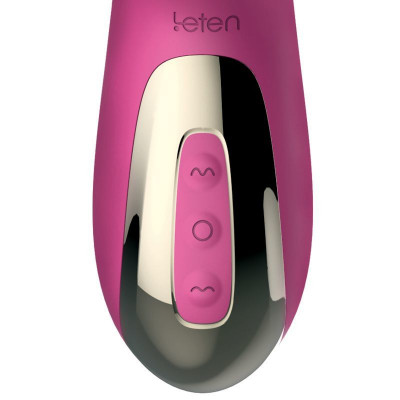 Вібратор-пульсатор Leten Automatical Thrusting Vibrator з підігрівом, що перезаряджається, 10 режимі Вібратор-пульсатор Leten Automatical Thrusting Vibrator з підігрівом, що перезаряджається, 10 режимі