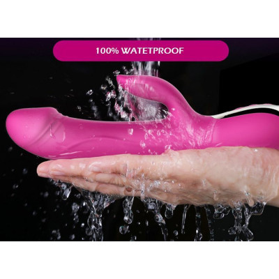 Вібратор-пульсатор Leten Automatical Thrusting Vibrator з підігрівом, що перезаряджається, 10 режимі Вібратор-пульсатор Leten Automatical Thrusting Vibrator з підігрівом, що перезаряджається, 10 режимі