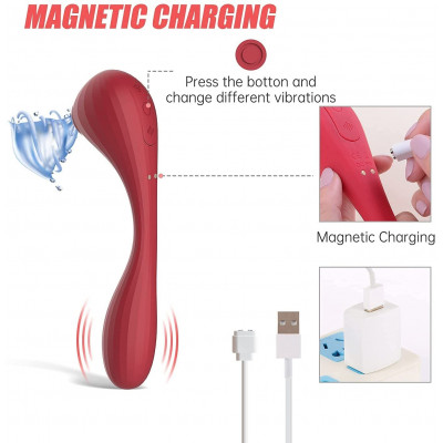 Вакуумний вагінально-кліторальний стимулятор Magic Motion Bobi Red, керування зі смартфона Вакуумний вагінально-кліторальний стимулятор Magic Motion Bobi Red, керування зі смартфона