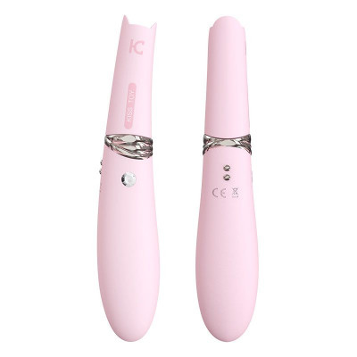 Вакуумный стимулятор с вибрацией KisToy Miss CC Pink, можно использовать как вибратор, диаметр 36мм Вакуумный стимулятор с вибрацией KisToy Miss CC Pink, можно использовать как вибратор, диаметр 36мм