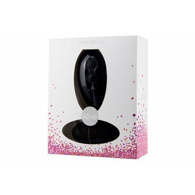 Віброяйце Alive Magic Egg 2.0 Black із пультом ДУ Віброяйце Alive Magic Egg 2.0 Black із пультом ДУ