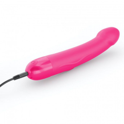 Вібратор Dorcel Real Vibration M Magenta 2.0, діаметр 3,7см, перезаряджається, для точки G, водостій Вібратор Dorcel Real Vibration M Magenta 2.0, діаметр 3,7см, перезаряджається, для точки G, водостій