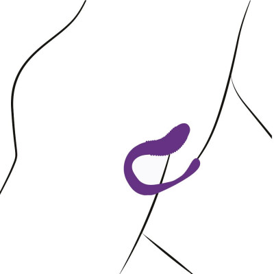 Вібратор для пар Adrien Lastic Mini Romeo II з пультом LRS і двома моторчиками Вібратор для пар Adrien Lastic Mini Romeo II з пультом LRS і двома моторчиками