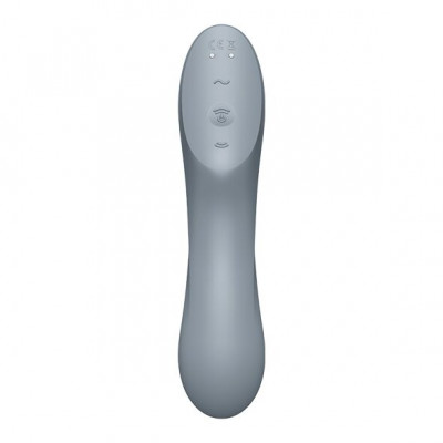 Вакуумный стимулятор с вибрацией Satisfyer Curvy Trinity 3 BlueGrey Вакуумный стимулятор с вибрацией Satisfyer Curvy Trinity 3 BlueGrey