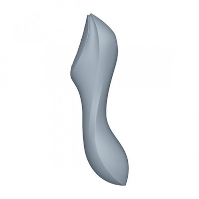 Вакуумный стимулятор с вибрацией Satisfyer Curvy Trinity 3 BlueGrey Вакуумный стимулятор с вибрацией Satisfyer Curvy Trinity 3 BlueGrey