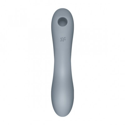 Вакуумный стимулятор с вибрацией Satisfyer Curvy Trinity 3 BlueGrey Вакуумный стимулятор с вибрацией Satisfyer Curvy Trinity 3 BlueGrey